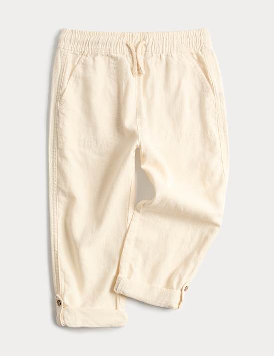Linen Rich Trousers (2-8 Yrs)