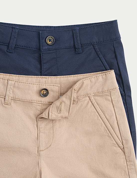 Short chino en coton (du 2 au 10 ans)