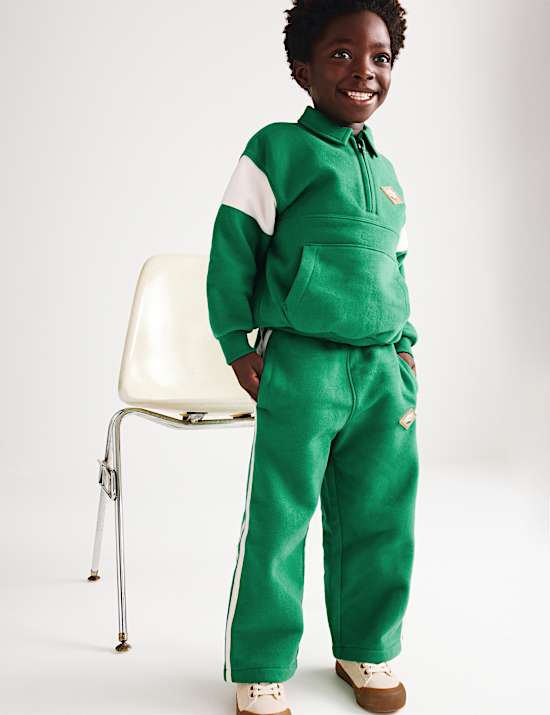 Sporty Wide Leg Joggers (2-8 Yrs)
