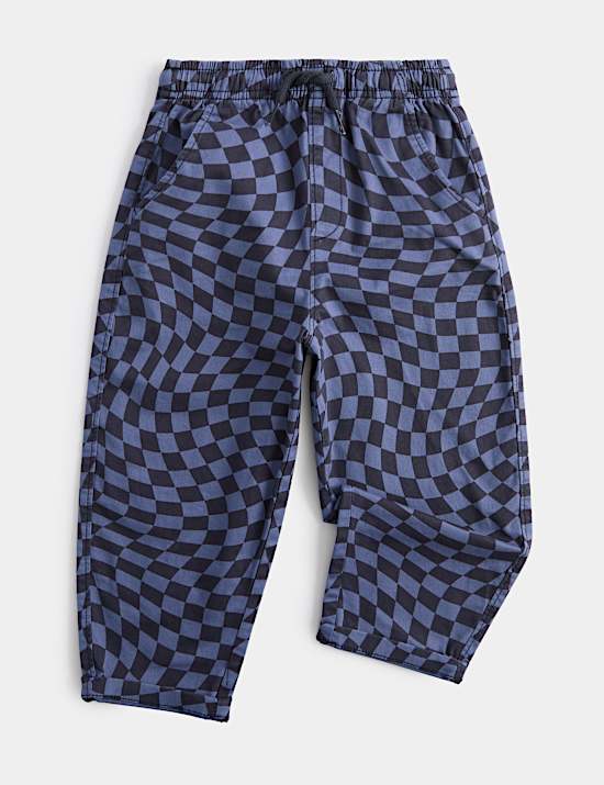 Cotton Rich Pull On Cargo Trousers (2-8 Yrs)