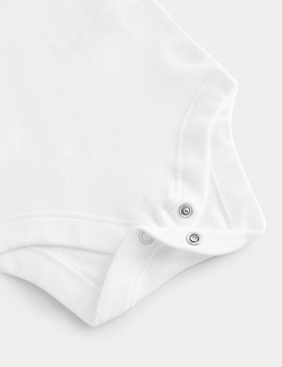 7 Pack Pure Cotton Sleeveless Bodysuits (5lbs-3 Yrs)