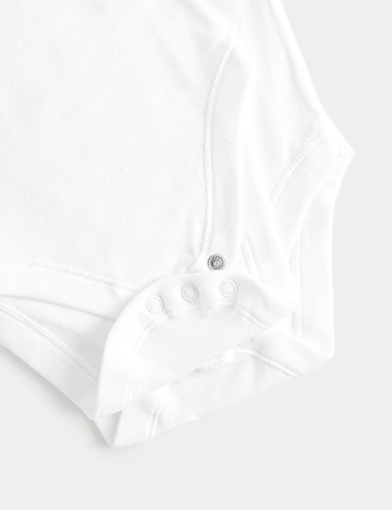 Lot de 5 bodys 100 % coton &agrave; bretelles (jusqu'au 3 ans)