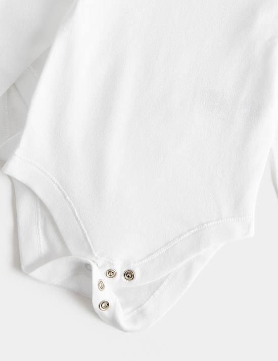 5 Pack Pure Cotton Bodysuits (5lbs - 3 Yrs)