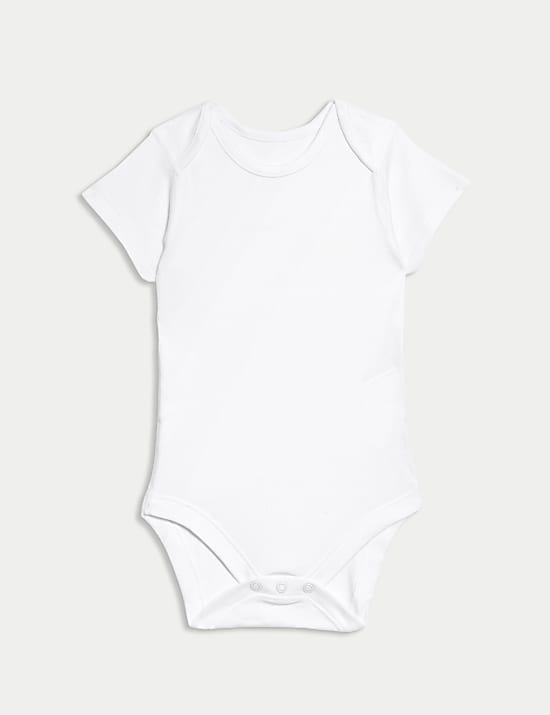 Pack de 5 bodies 100% algodón (2,3 kg-3 años)