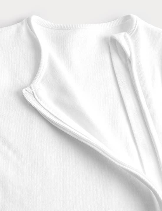 Kombinéza na spaní z čisté bavlny se zipem vpředu, 5 ks (3 kg – 3 roky)