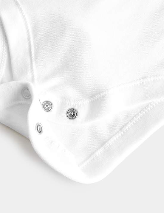 10 Pack Pure Cotton Short Sleeve Bodysuits (6&frac12;lbs-3 Yrs)