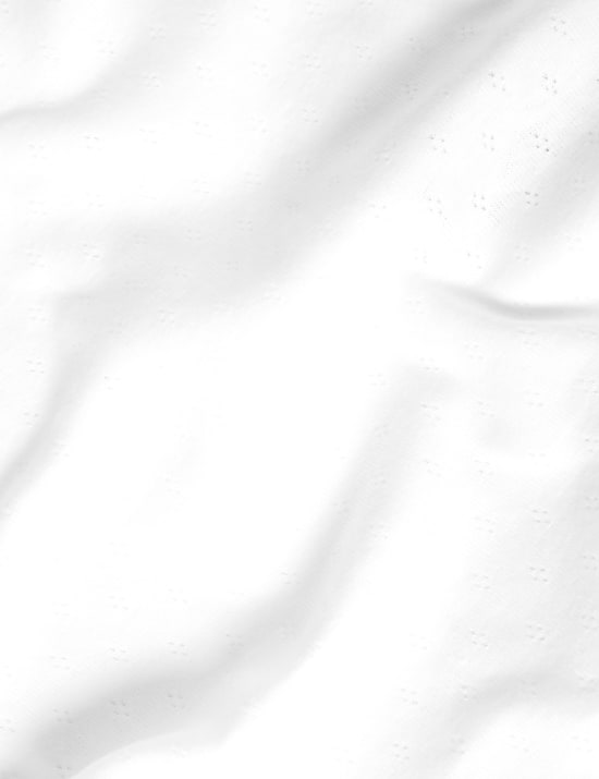 5pk Pure Cotton Pointelle Bodysuits (5lbs-3 Yrs)