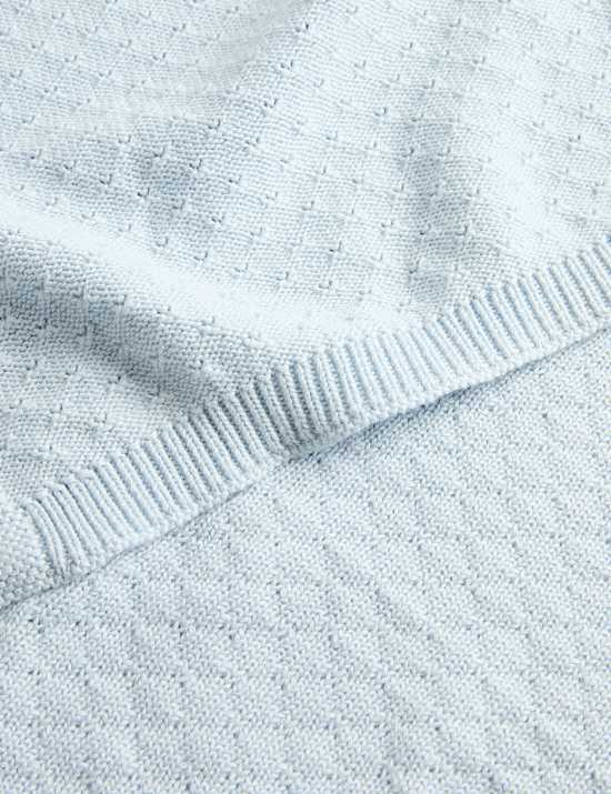Pure Cotton Knitted Shawl
