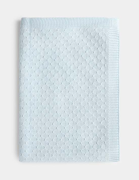 Pure Cotton Knitted Shawl