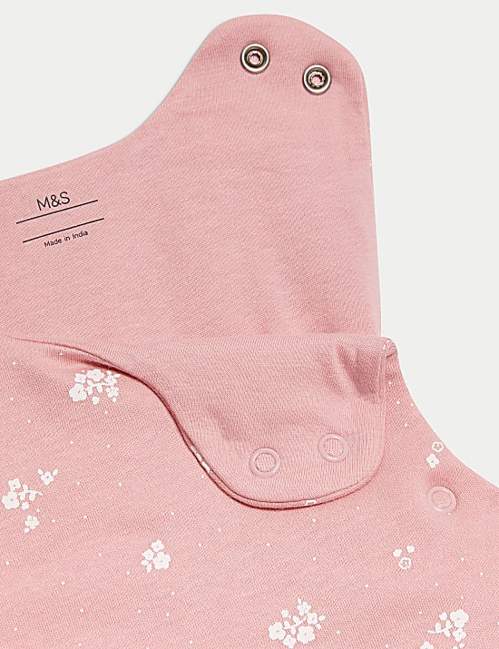 Pure Cotton Floral 2.5 Tog Sleeping Bag (0-36 Mths)