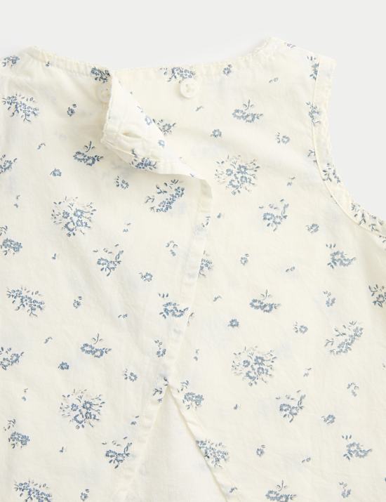 2 Piece Floral Outfit With Knickers (0-12 Mths)