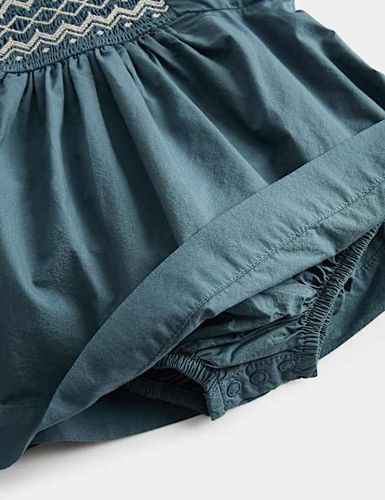 Ensemble 2 pi&egrave;ces en coton robe et chaussettes (jusqu&rsquo;au 24 mois)