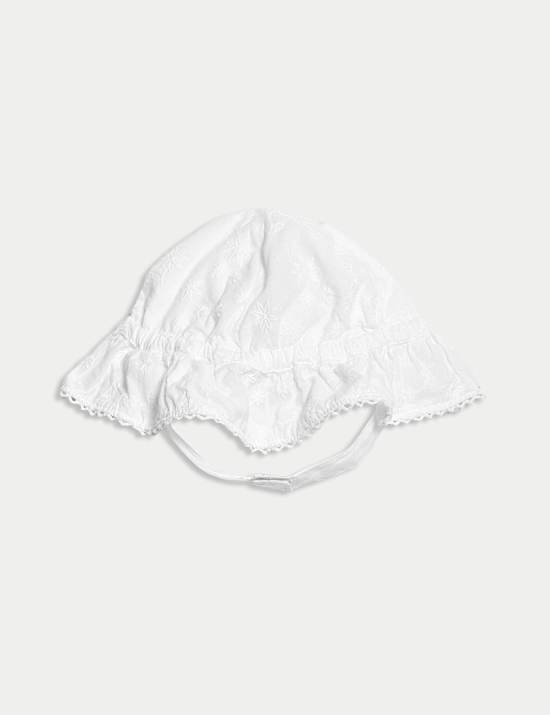 2pc Pure Cotton Romper and Hat (7lbs-12 Mths)