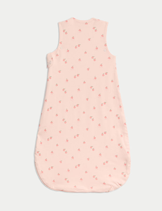 Pure Cotton Peach 1.0 Tog Sleeping Bag (0-36 Mths)