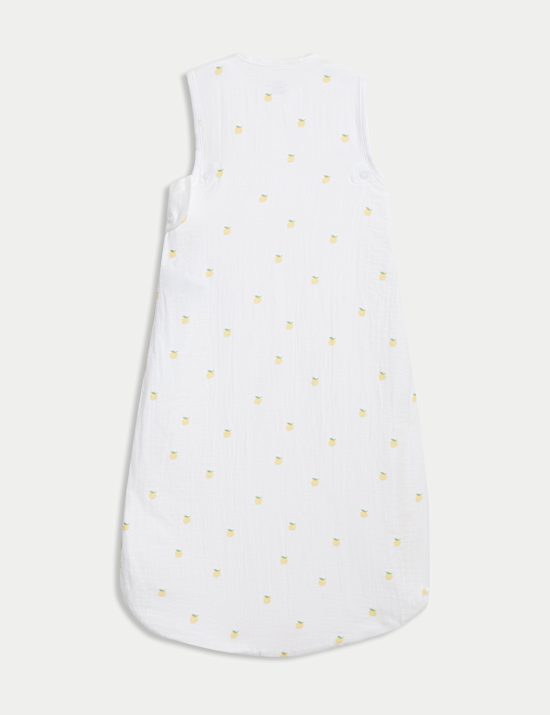 Pure Cotton Lemon 0.5 Tog Sleeping Bag (0-3 Yrs)