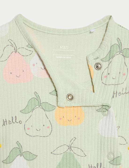 3 Pack Cotton Rich Sleepsuits (6&frac12;lbs-3 Yrs)