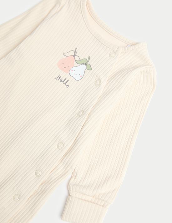 3 Pack Cotton Rich Sleepsuits (6&frac12;lbs-3 Yrs)