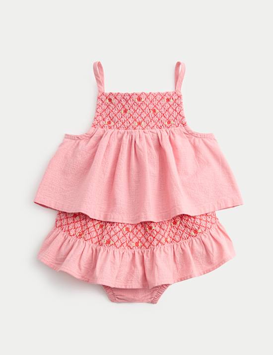 2-teiliges Outfit aus Oberteil und Hose aus reiner Baumwolle (0&ndash;18 M.)