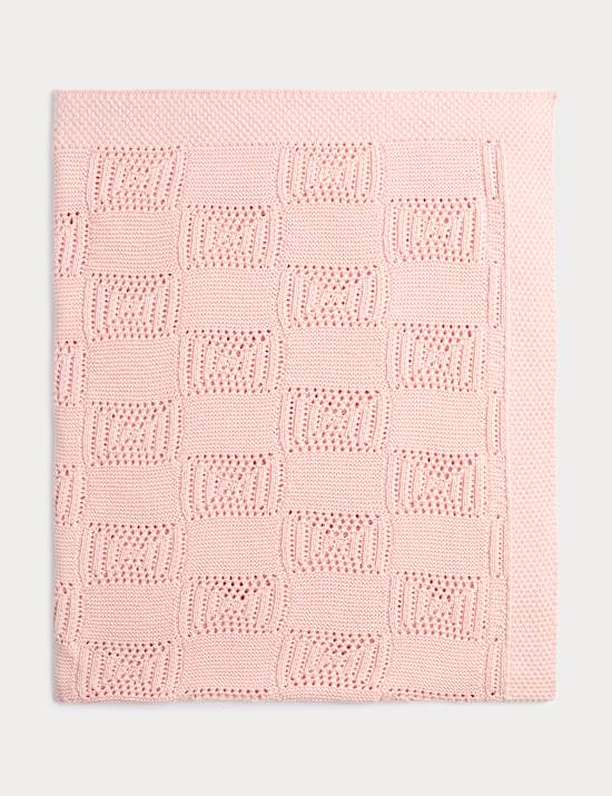 Pure Cotton Knitted Shawl