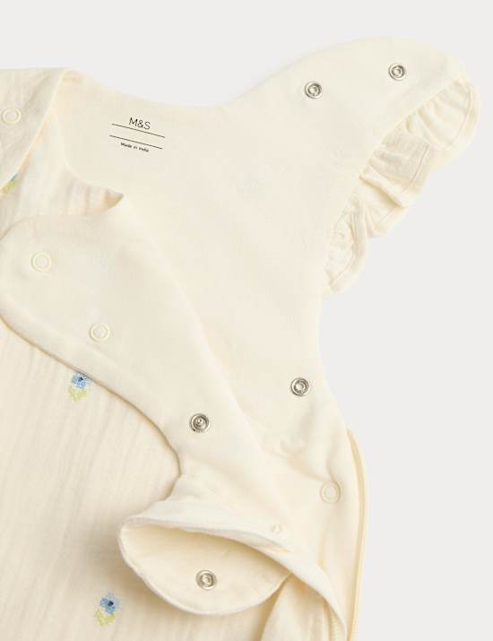 Girls' Floral 1.0 Tog Sleeping Bag (0-3 Yrs)