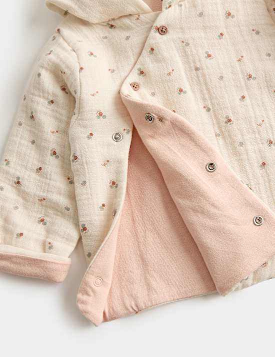 Pure Cotton Floral Jacket (7lbs - 1 Yrs)