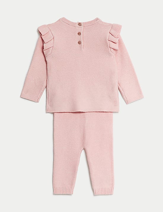 2pc Knitted Bunny Outfit (7lbs-1 Yrs)