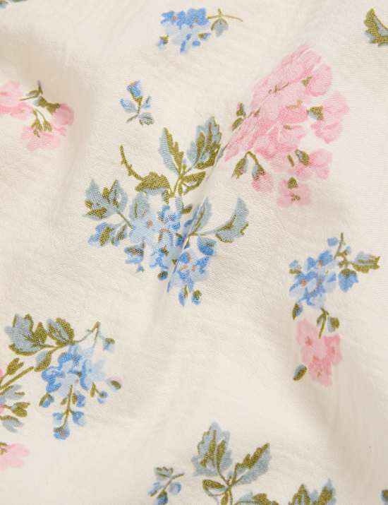 3pk Pure Cotton Floral Muslins