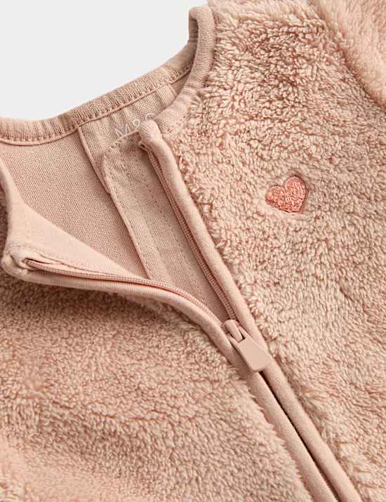 Borg Heart Zip All in One (0-12 Mths)