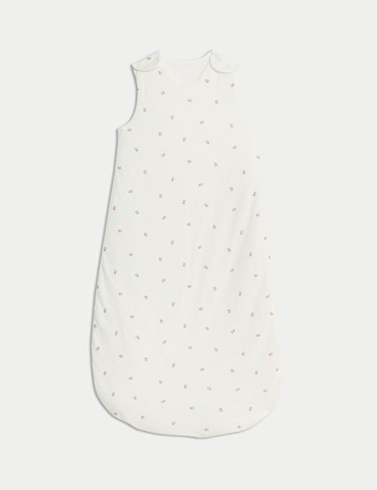 Pure Cotton Rose Bud 2.5 Tog Sleeping Bag (0-3 Yrs)