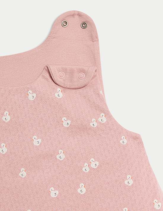 Pure Cotton 1.5 Tog Duck Print Sleeping Bag (0-3 Yrs)