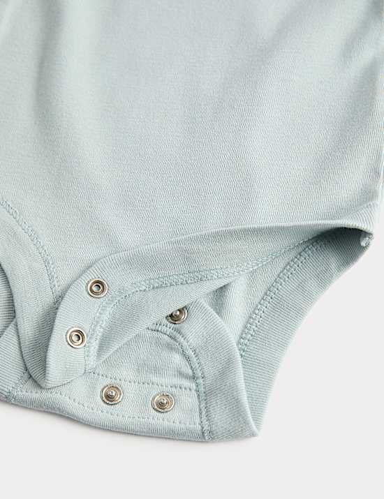 5 Pack Pure Cotton Bodysuits (7lbs-3 Yrs)