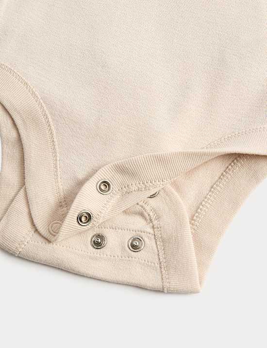 5 Pack Pure Cotton Bodysuits (7lbs-3 Yrs)