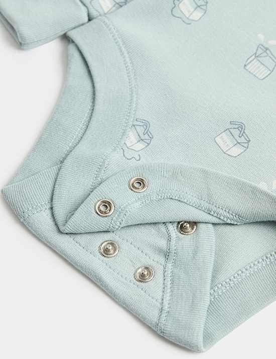Lot de 3 bodys 100 % coton &agrave; motif (jusqu&rsquo;au 3 ans)