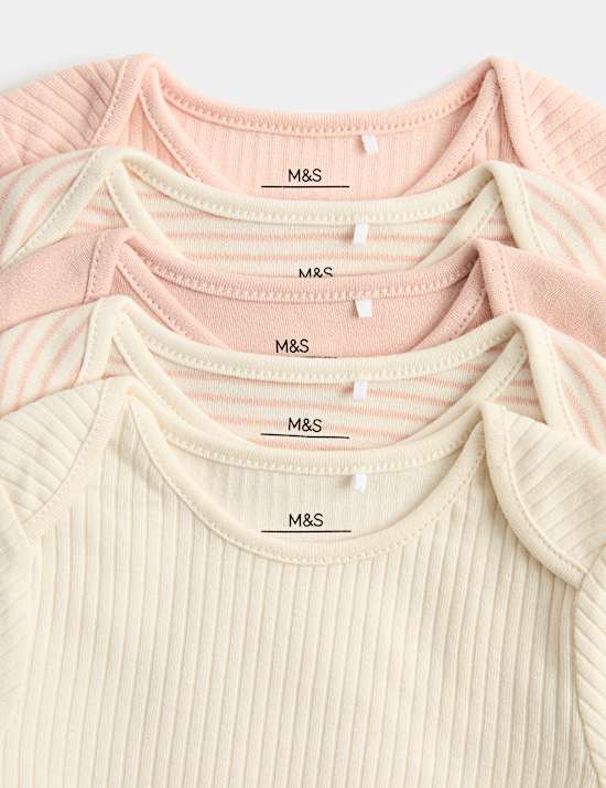 5 Pack Long Sleeve Bodysuits (Newborn-3 Yrs)
