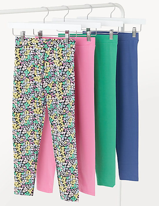 4pk Adaptive Cotton Rich Leggings