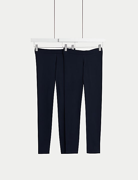 2pk Adaptive Cotton Rich Leggings (2-16 Yrs)