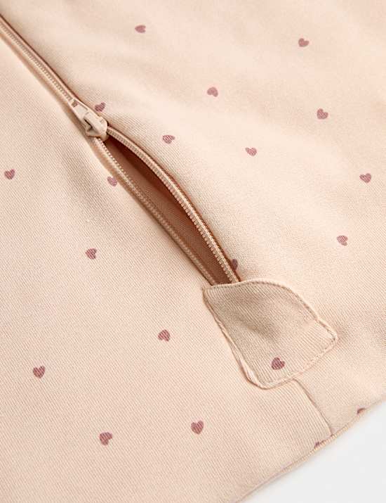 Cotton Rich 2.5 Tog Heart Sleeping Bag (0-36 Mths)