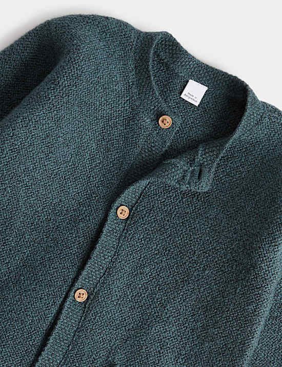 Cotton Rich Knitted All In One With Pocket (7lbs-1 Yrs)