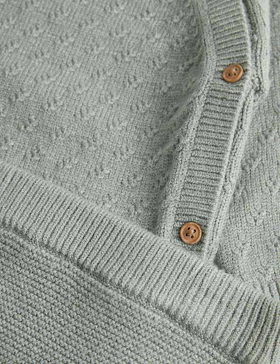 2 Piece Stitch Detail Knitted Outfit (7lbs - 1 Yrs)