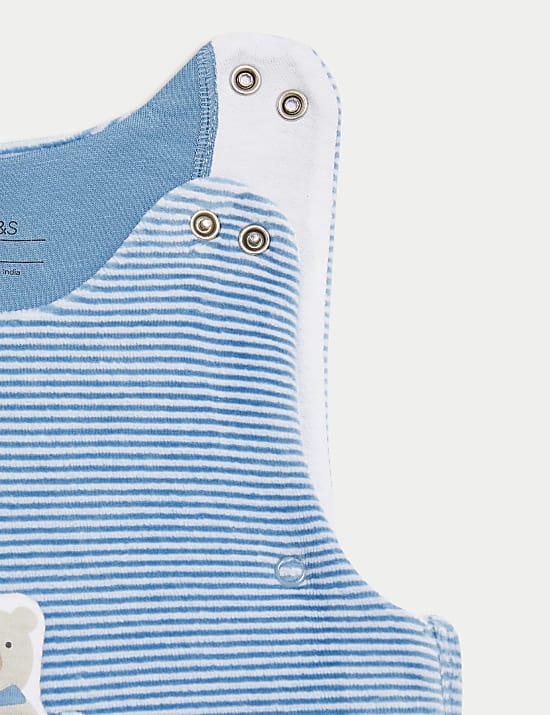 Velour Teddy 2.5 Tog Sleeping Bag (0-3 Yrs)