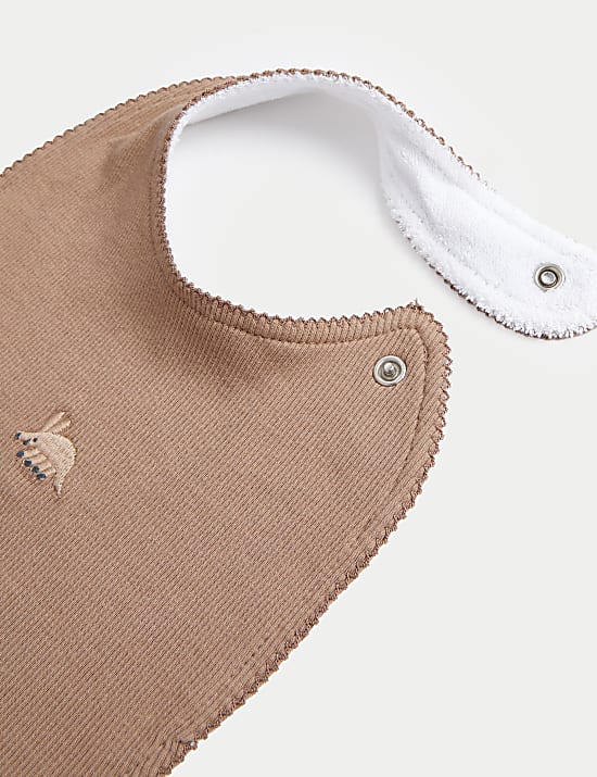 3pk Cotton Rich Bibs