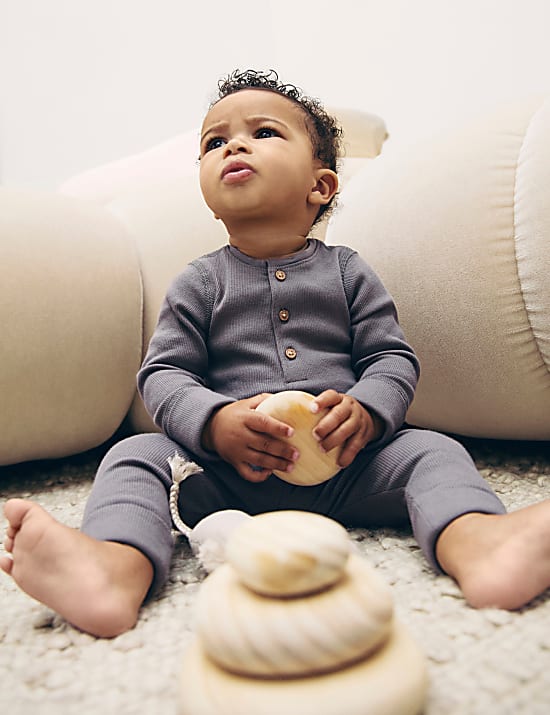 Φορμάκια από 100% βαμβάκι, σετ των 2 (0-3 ετών)