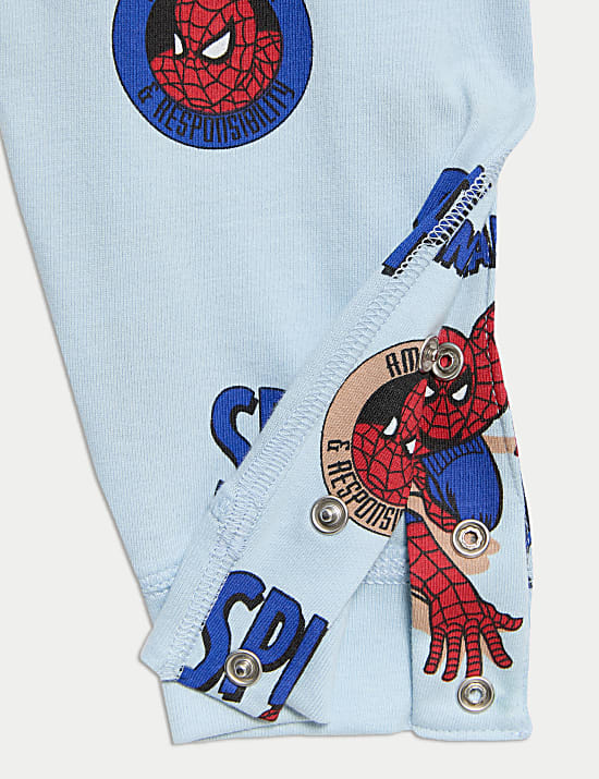 Adaptive Pure Cotton Spider-Man™ Pyjama Set (1-8 Yrs)