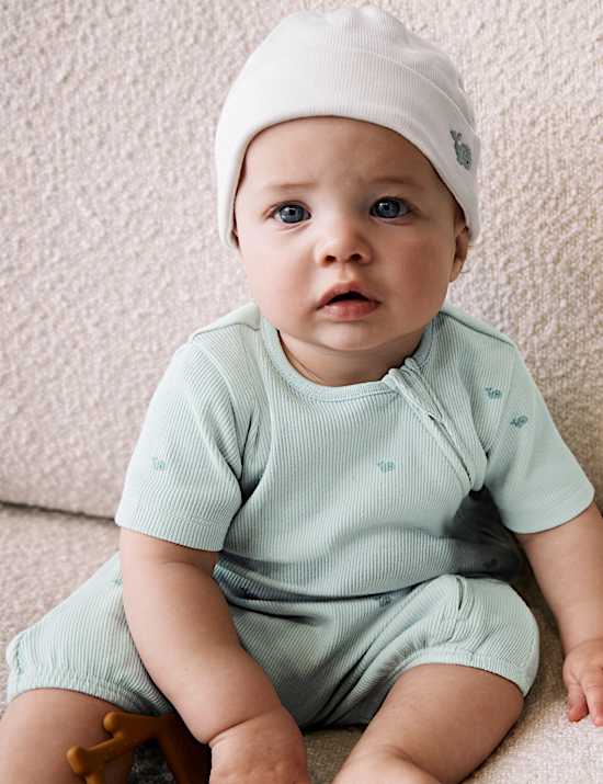 4pc Cotton Rich Whale Starter Set (7lbs-9 Mths)