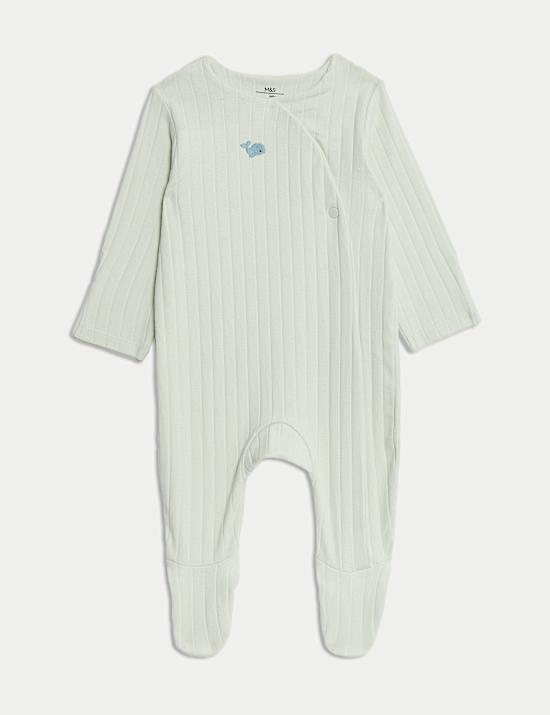 Conjunto para primerizos de 4 piezas de algod&oacute;n con motivos n&aacute;uticos (0-12 meses)