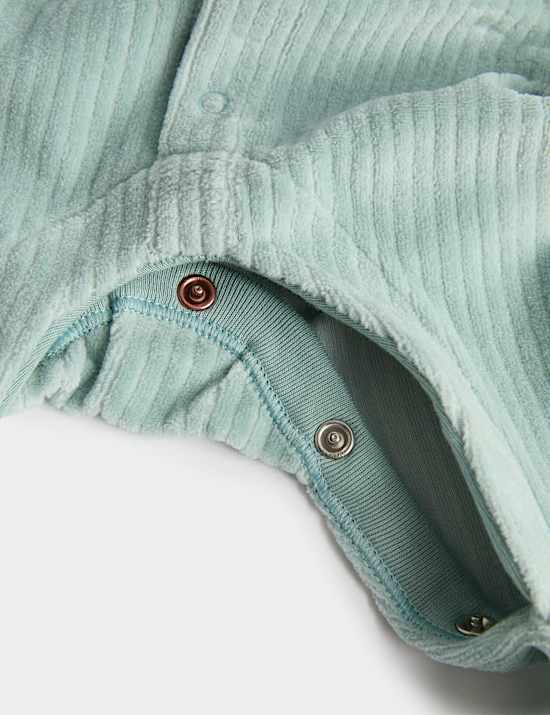 Velour Sleepsuit (0-12 Mths)