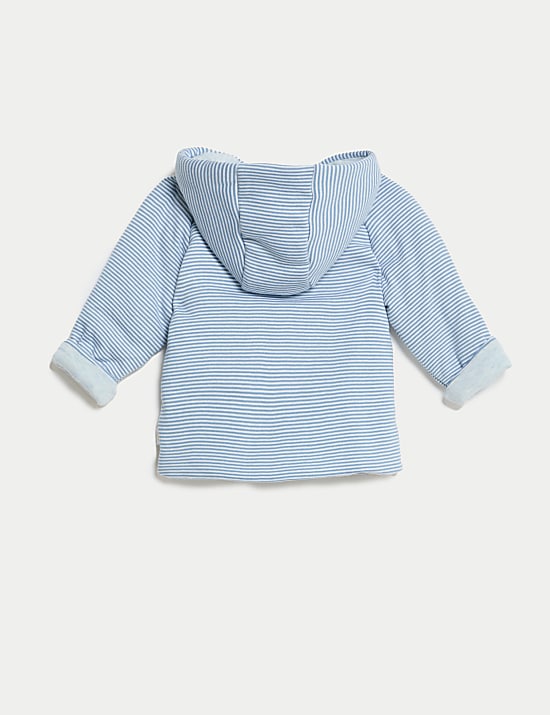 Pure Cotton Hooded Jacket (7lbs-1 Yrs)