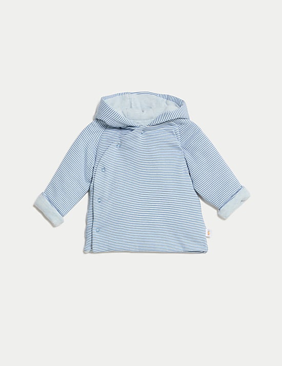 Pure Cotton Hooded Jacket (7lbs-1 Yrs)