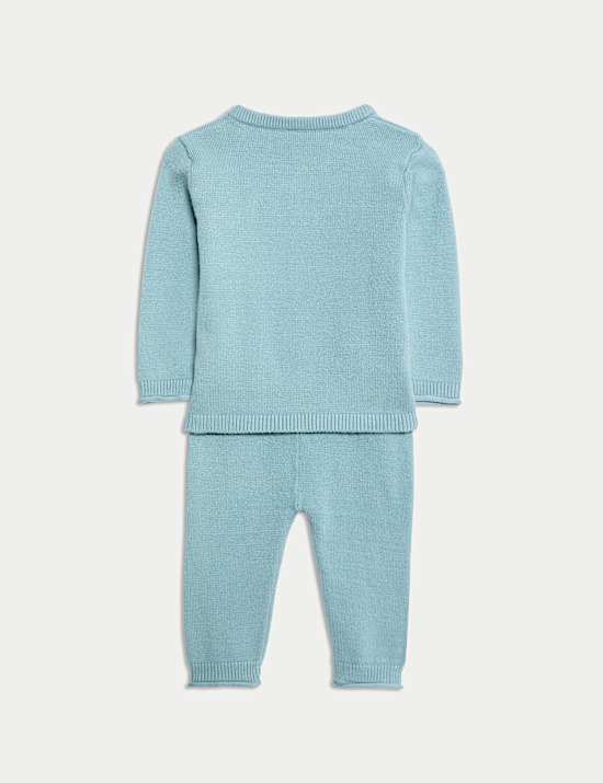 2pc Knitted Hedgehog Outfit (0-12 Mths)