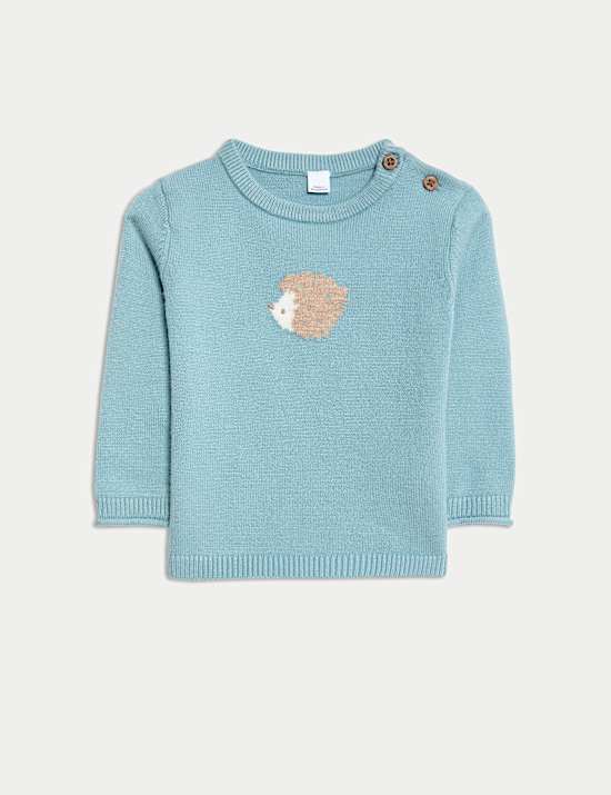 2pc Knitted Hedgehog Outfit (0-12 Mths)